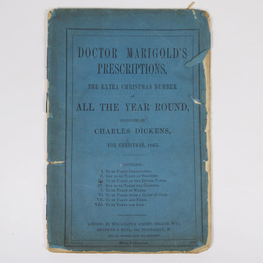 Charles Dickens - Doctor Marigold's Prescriptions - First Edition