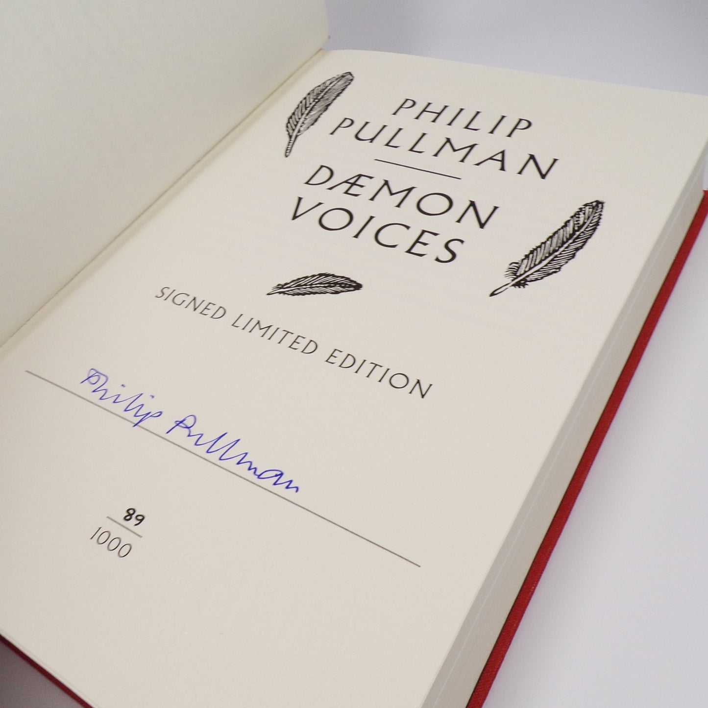 Philip Pullman - Daemon Voices - Signed Limited First Edition