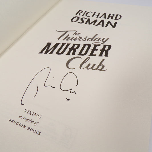 Richard Osman - The Thursday Murder Club Quartet - Complete Signed Limited First Editions