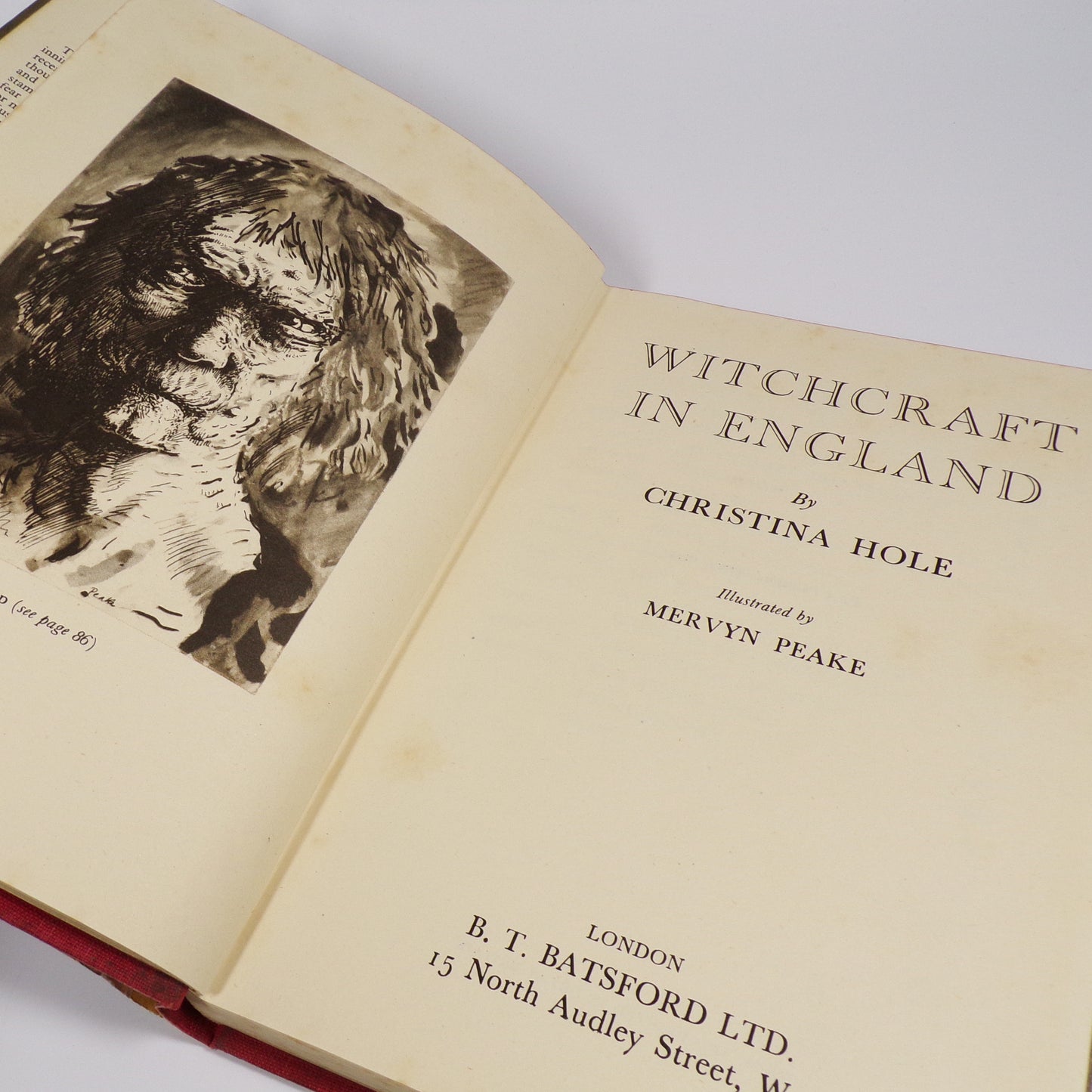 Christina Hole - Witchcraft in England - First Edition