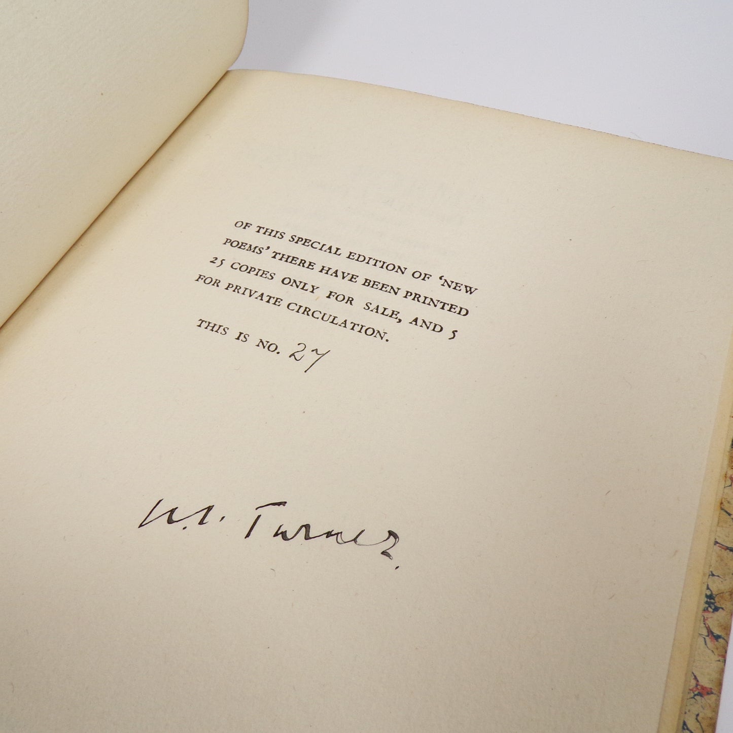 W. J. Turner - New Poems - Signed Limited First Edition