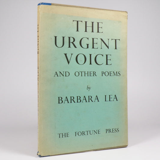 Barbara Lea - The Urgent Voice and other poems - First Edition