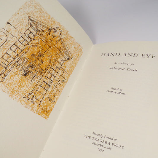 Various - Hand and Eye. An Anthology for Sacheverell Sitwell - Limited First Edition