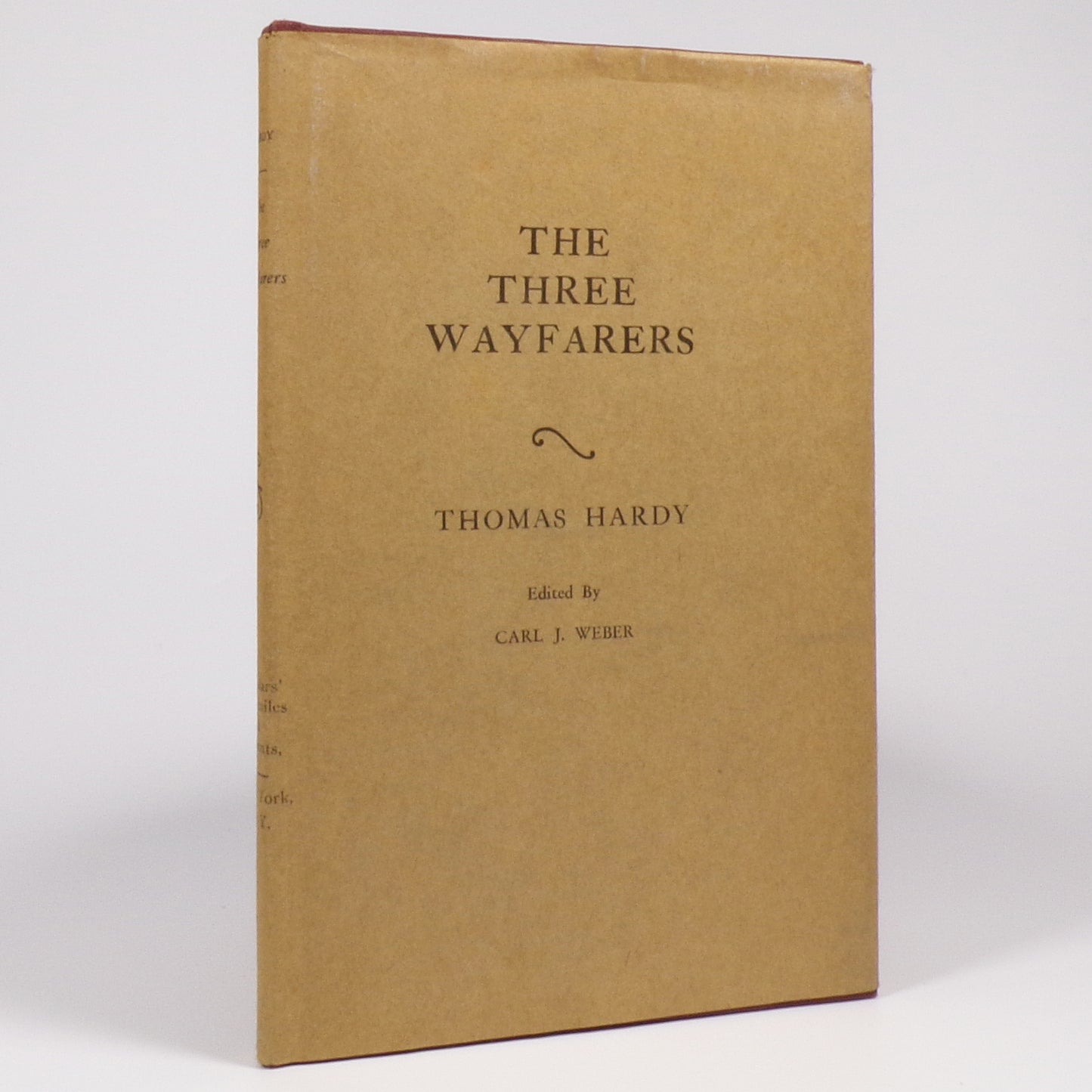 Thomas Hardy - The Three Wayfarers - Jubilee Facsimile Edition