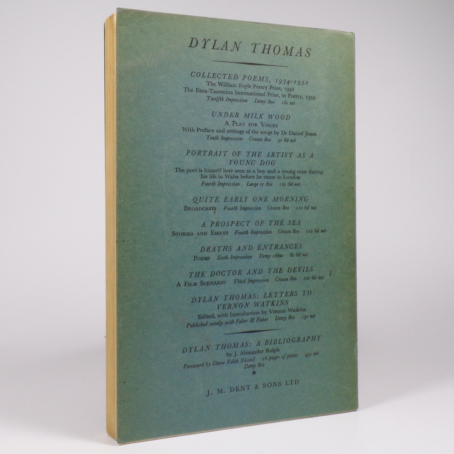 Dylan Thomas - Under Milk Wood - First Acting Edition