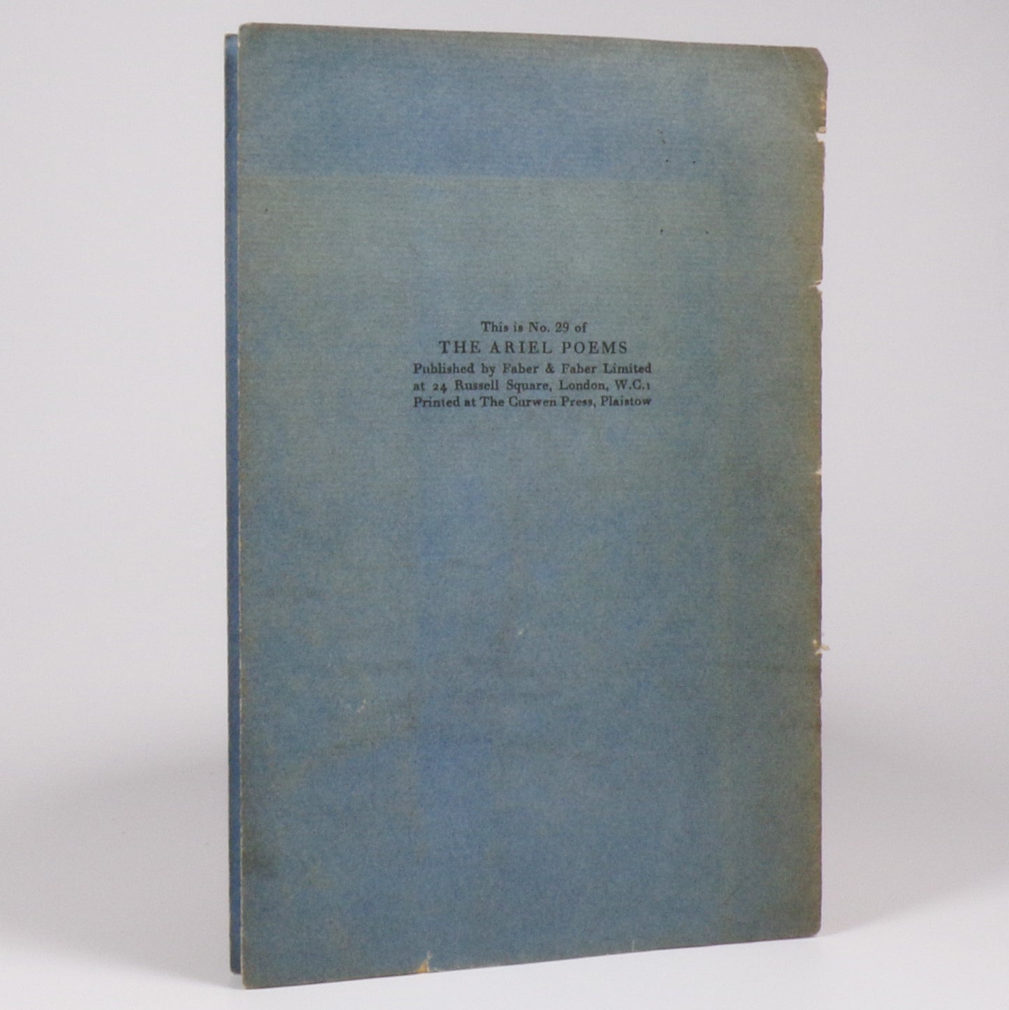 T. S. Eliot - Marina - First Edition