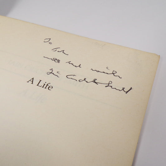 Iain Crichton Smith - A Life - Inscribed First Edition