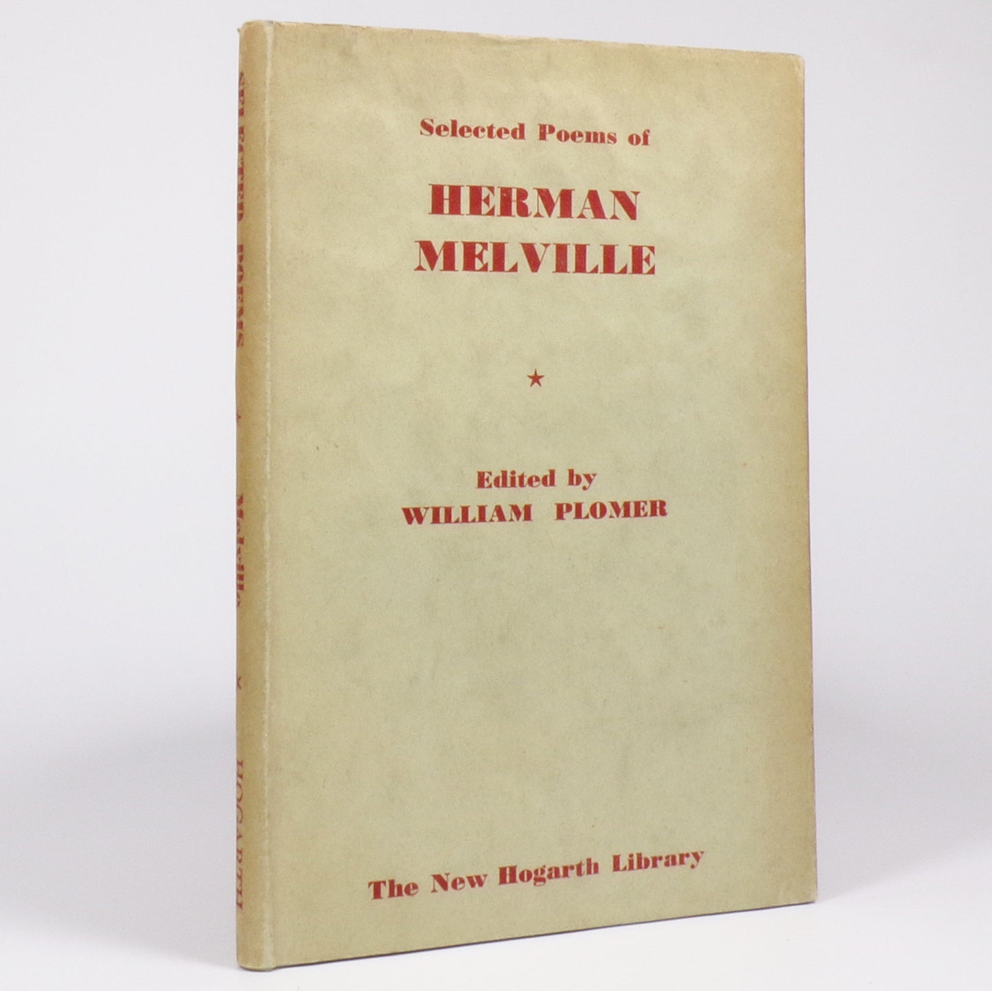 Herman Melville - Selected Poems of Herman Melville - First Edition Review Copy