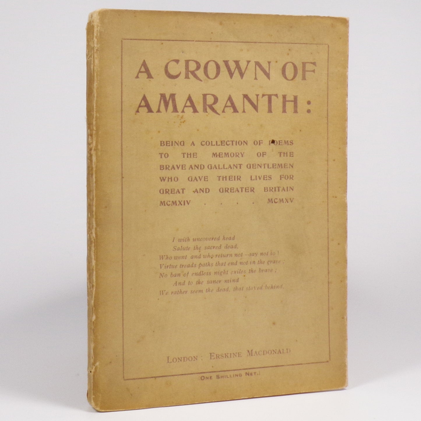 Various - A Crown of Amaranth - Signed First Edition