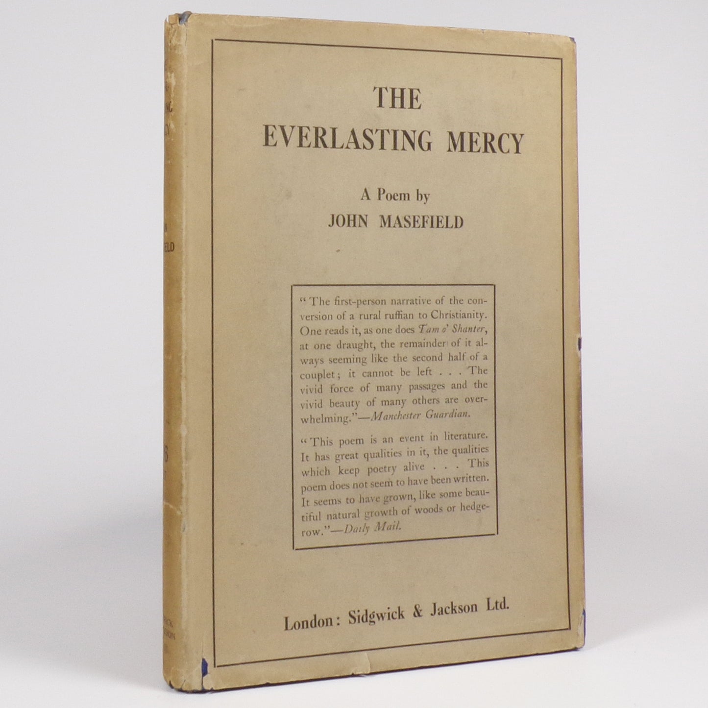 John Masefield - The Everlasting Mercy - First Edition