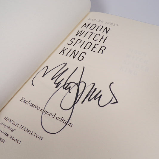 Marlon James - Moon Witch Spider King - Signed First Edition