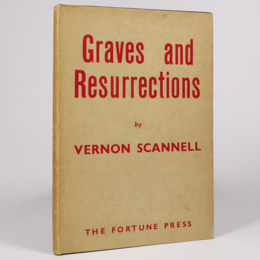 Vernon Scannell - Graves and Resurrections - Signed First Edition