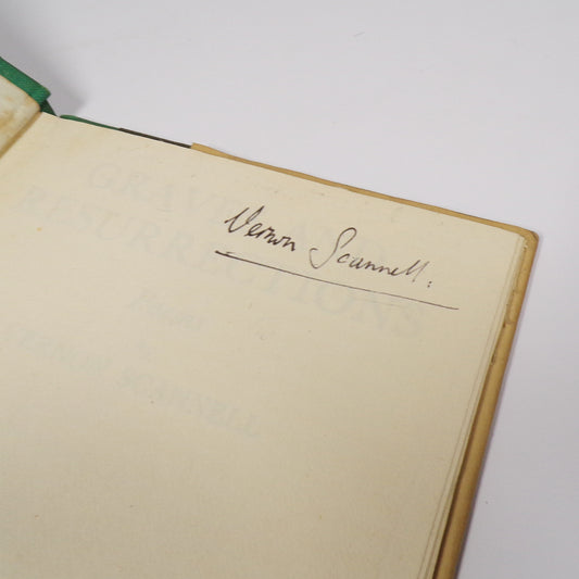 Vernon Scannell - Graves and Resurrections - Signed First Edition