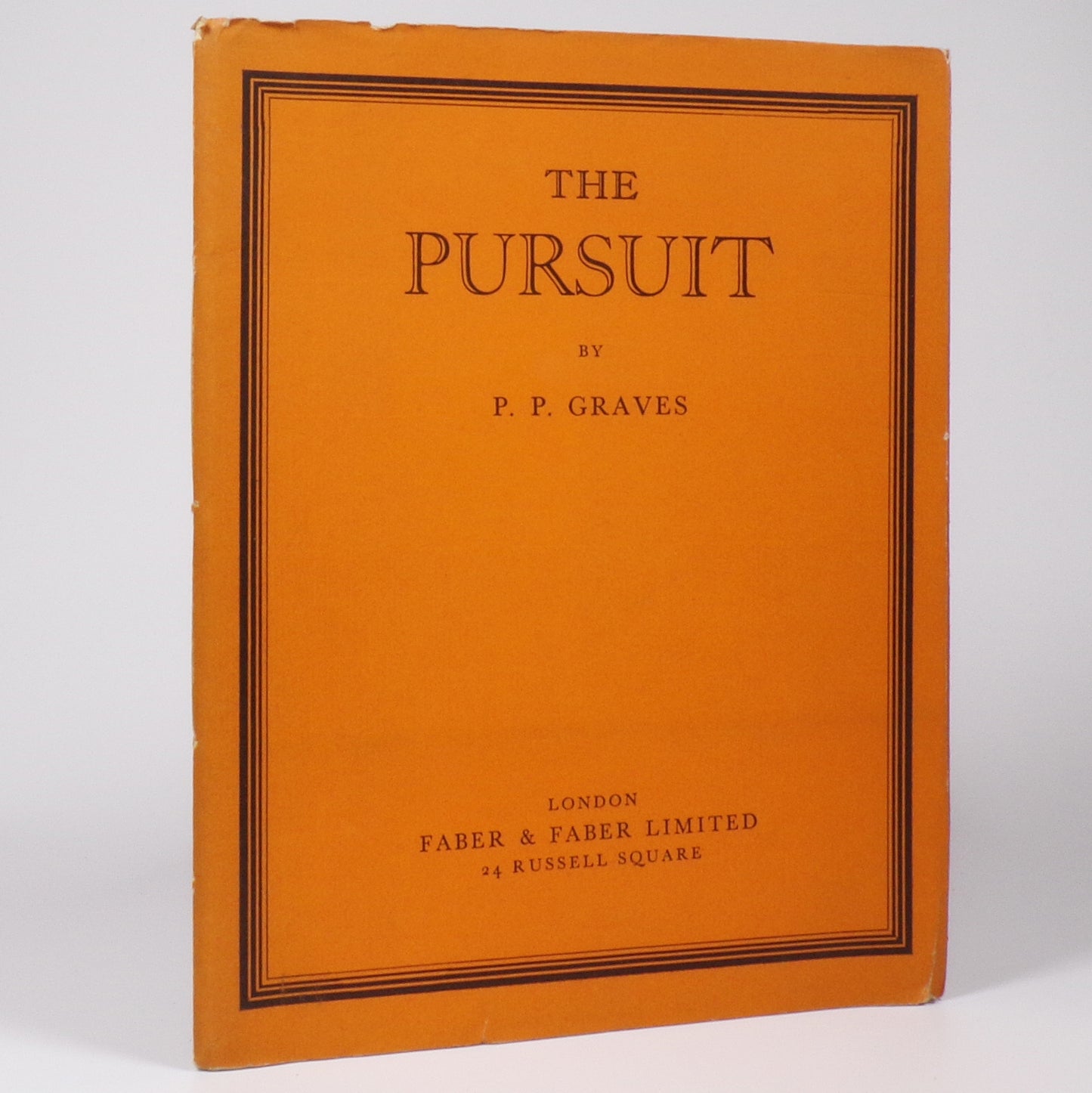 P. P. Graves - The Pursuit - First Edition