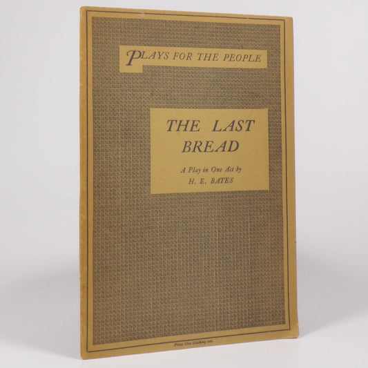 H. E. Bates - The Last Bread - Signed First Edition