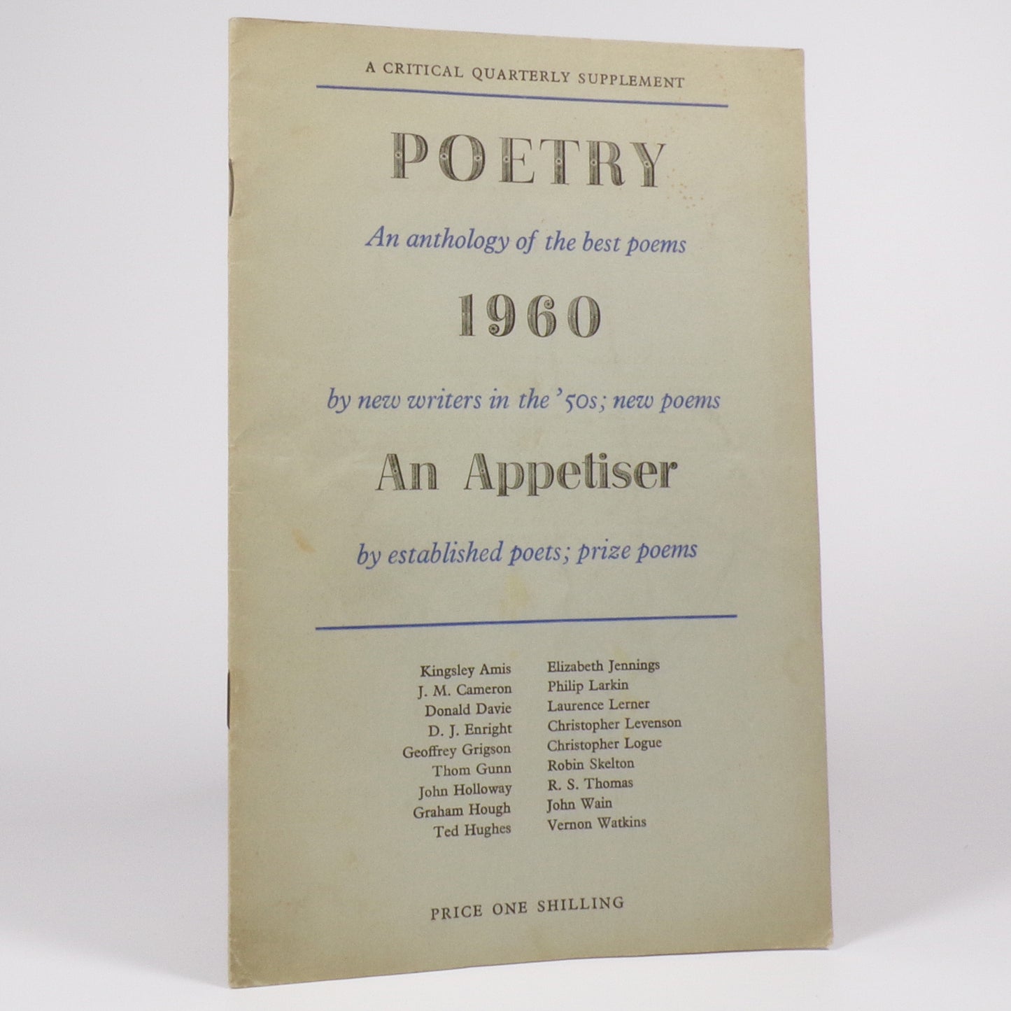 Various - Poetry 1960. An Appetiser - First Edition