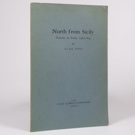 Alan Ross - North from Sicily - Uncorrected Proof Copy