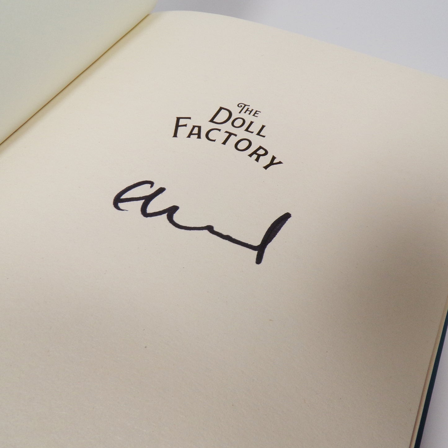 Elizabeth Macneal - The Doll Factory - Signed Limited First Edition