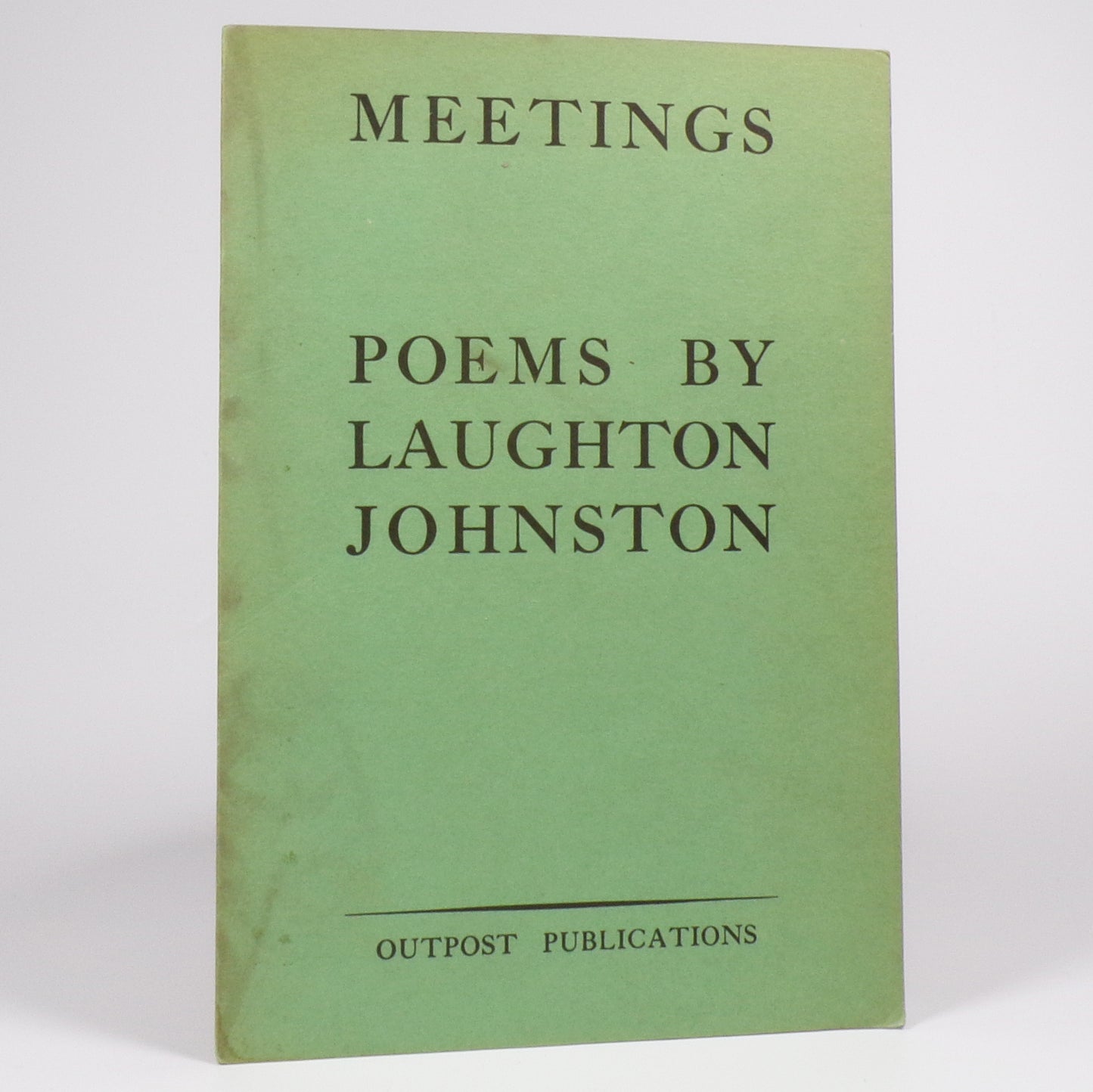 Laughton Johnston - Meetings - First Edition