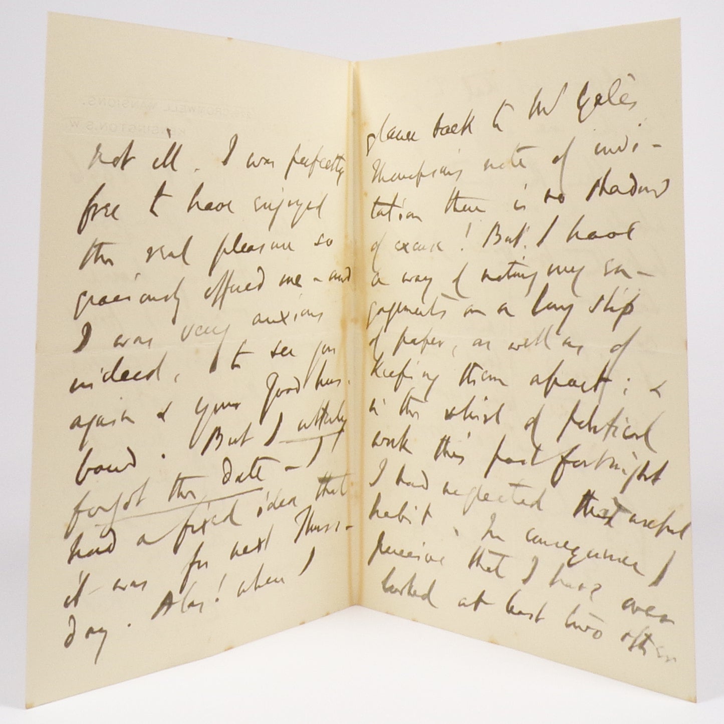 Edwin Arnold - Autograph Letter Signed