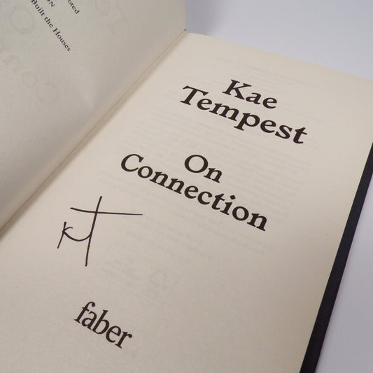 Kae Tempest - On Connection - Signed First Edition