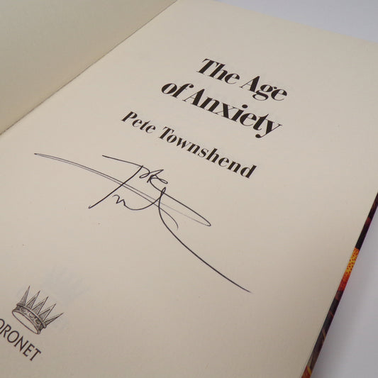 Pete Townshend - The Age of Anxiety - Signed First Edition