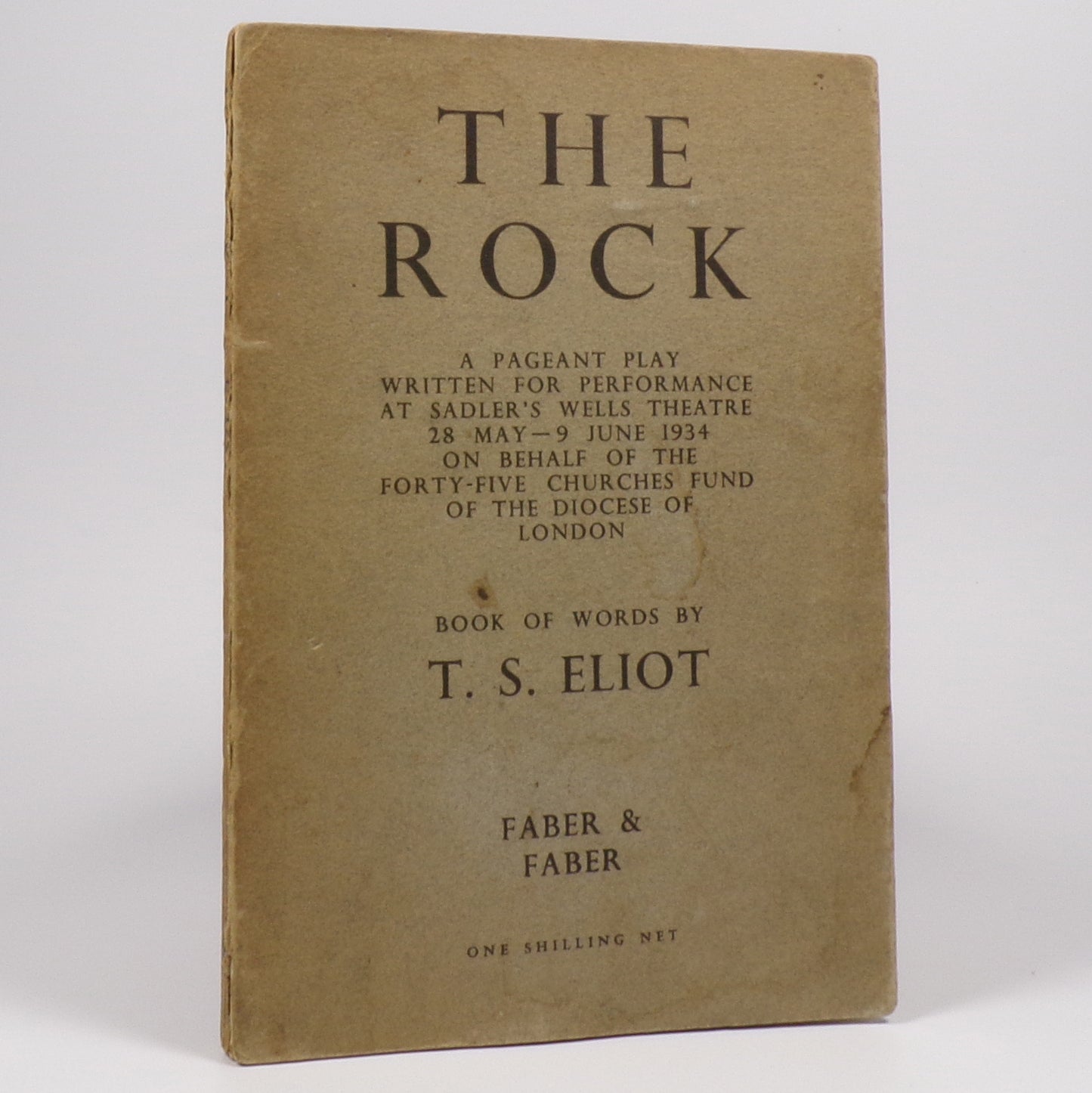 T. S. Eliot - The Rock - First Edition