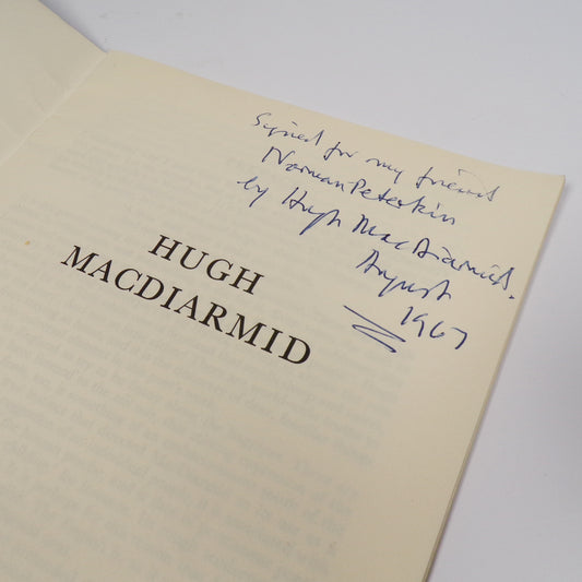 Various - Hugh MacDiarmid - Inscribed First Edition