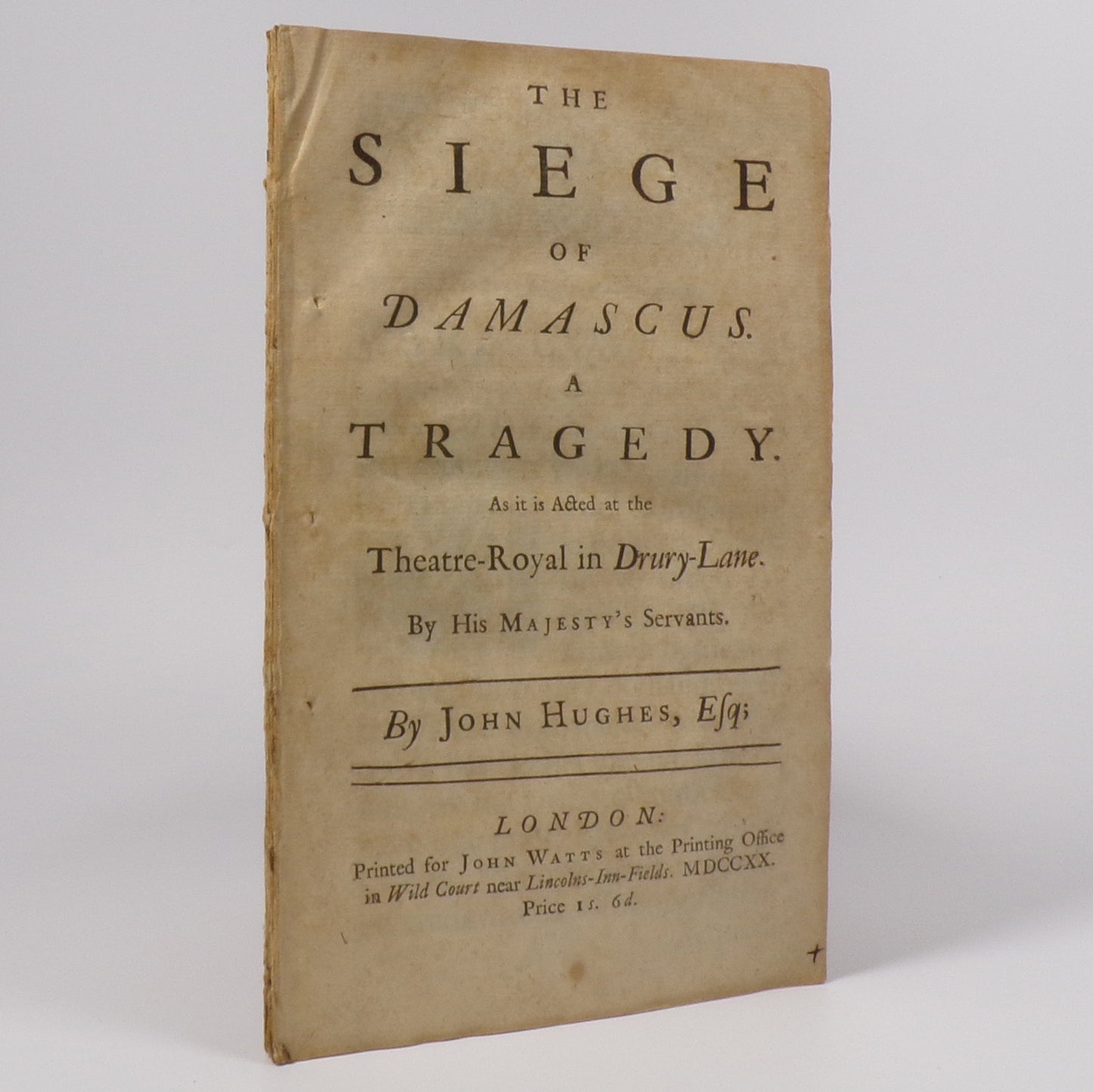 John Hughes - The Siege of Damascus - First Edition