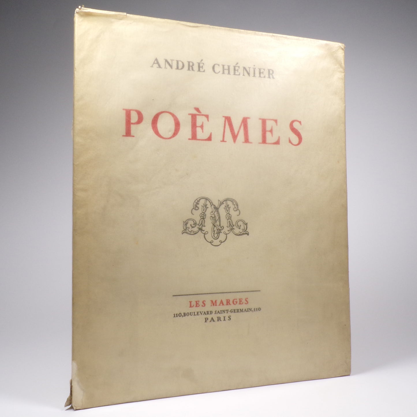 André Chénier - Poèmes - First Edition Thus