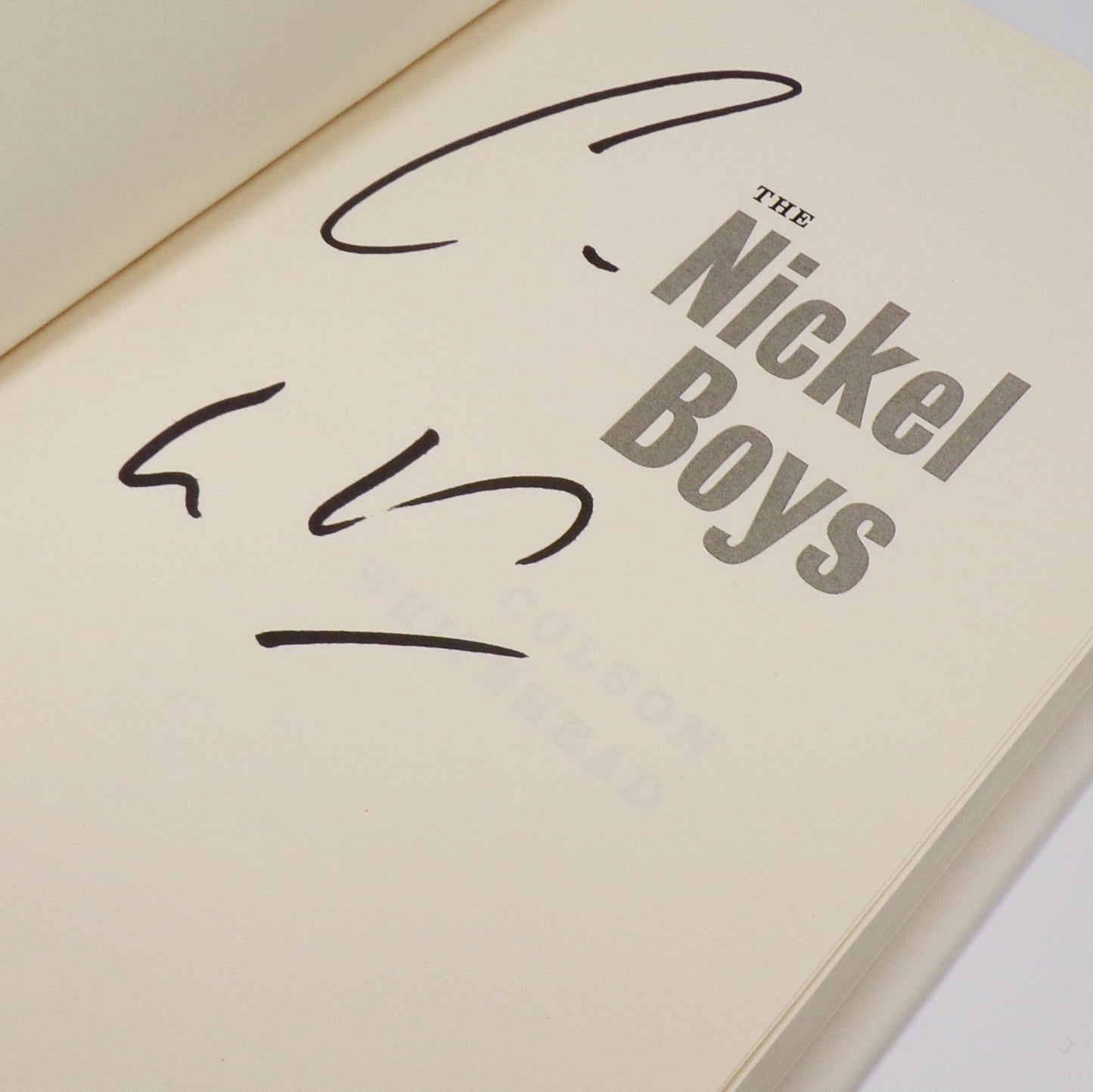 Colson Whitehead - The Nickel Boys - Signed First Edition