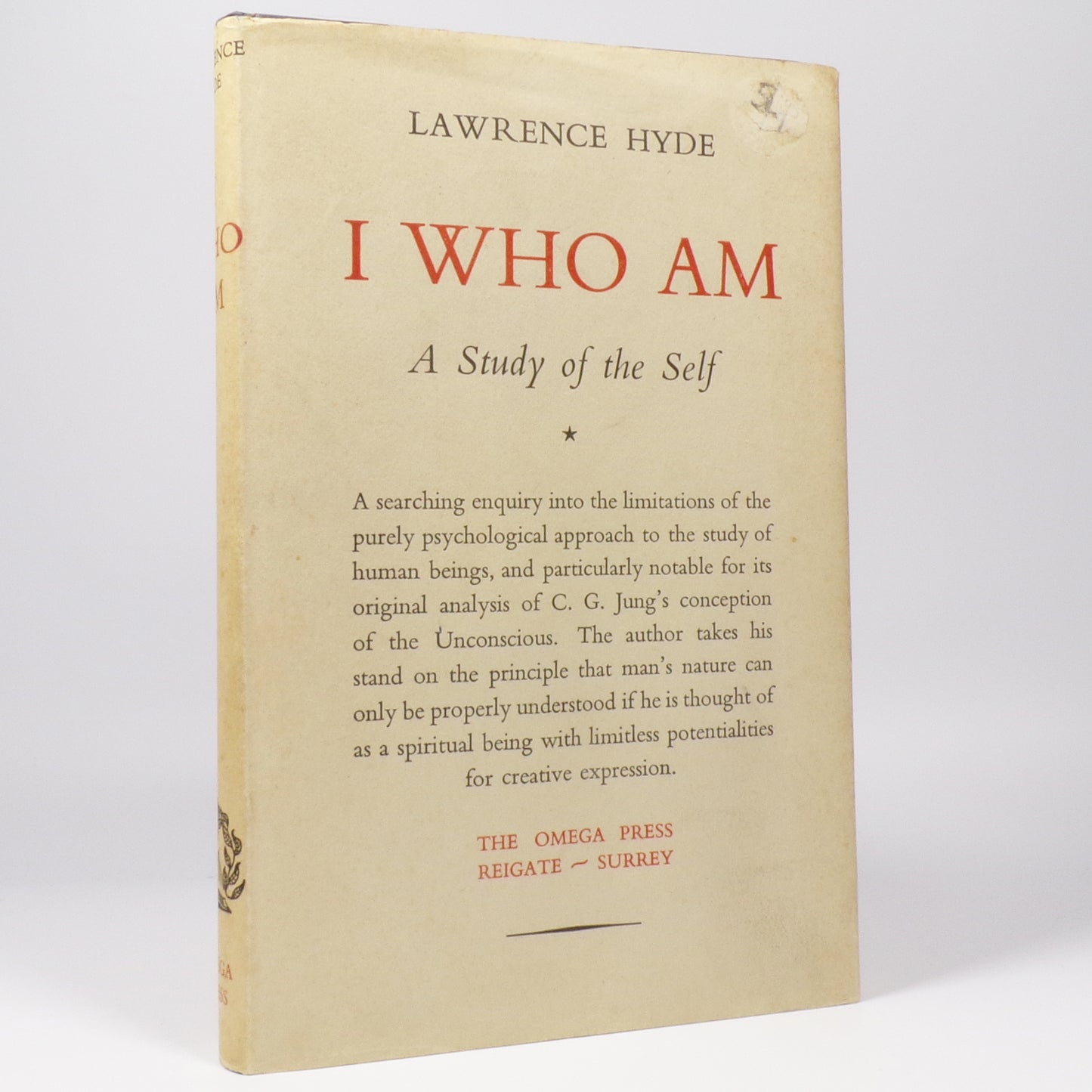 Lawrence Hyde - I Who Am - First Edition