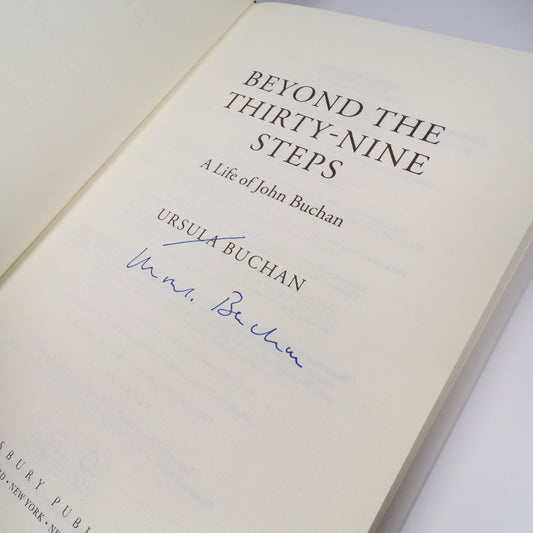 Ursula Buchan - Beyond the Thirty-Nine Steps - Signed First Edition