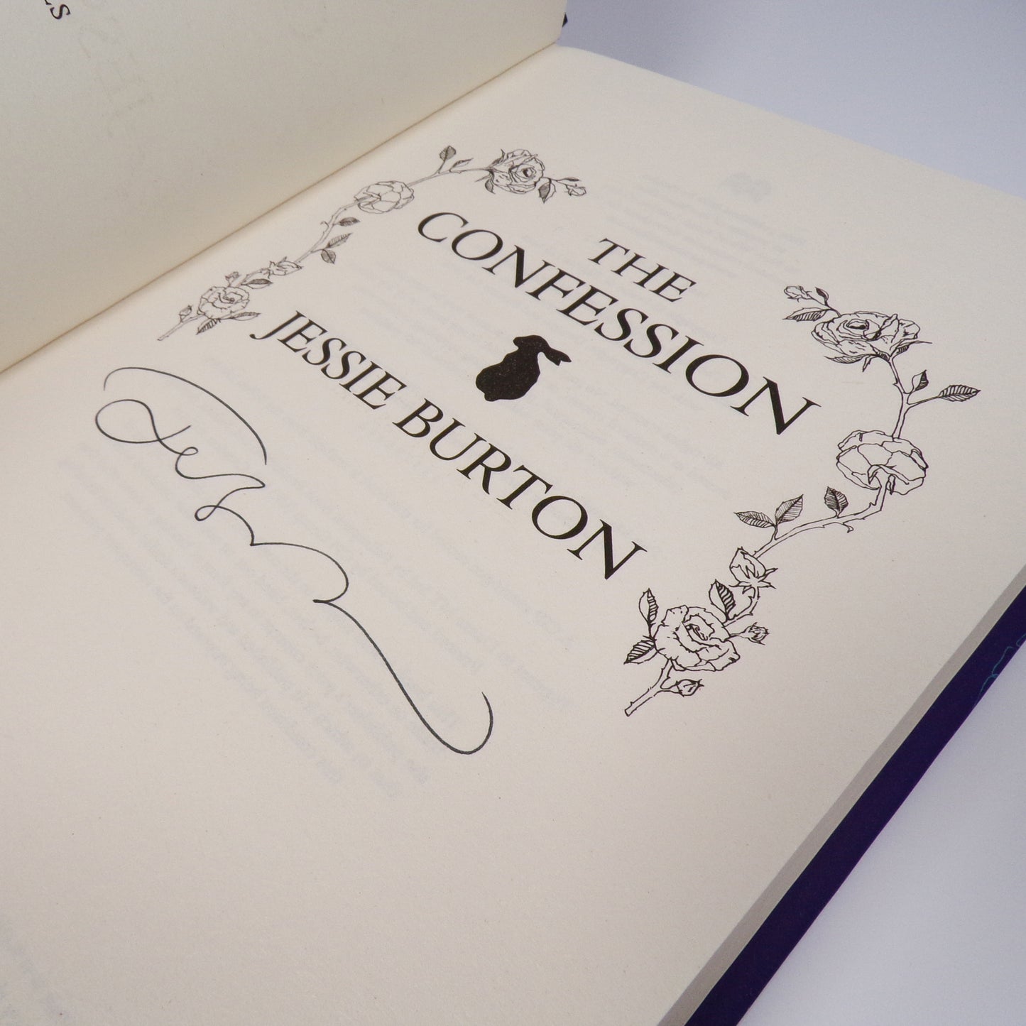 Jesse Burton - The Confession - Signed First Edition