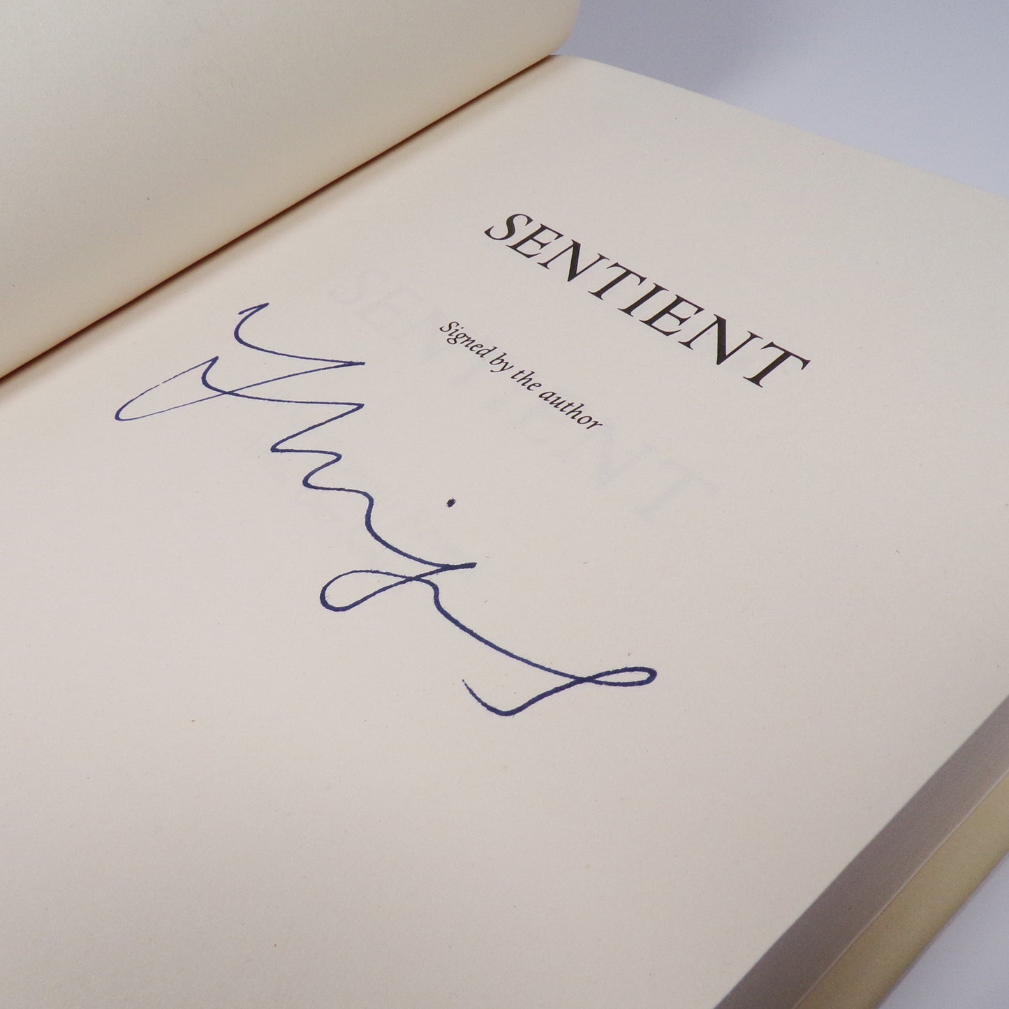 Jackie Higgins - Sentient - Signed First Edition