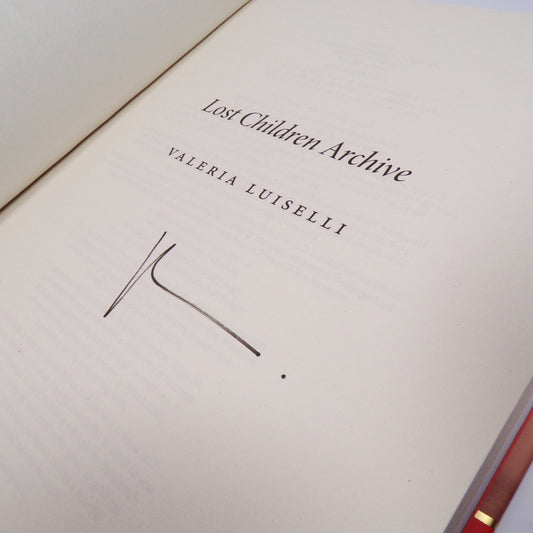 Valeria Luiselli - Lost Children Archive - Signed First Edition