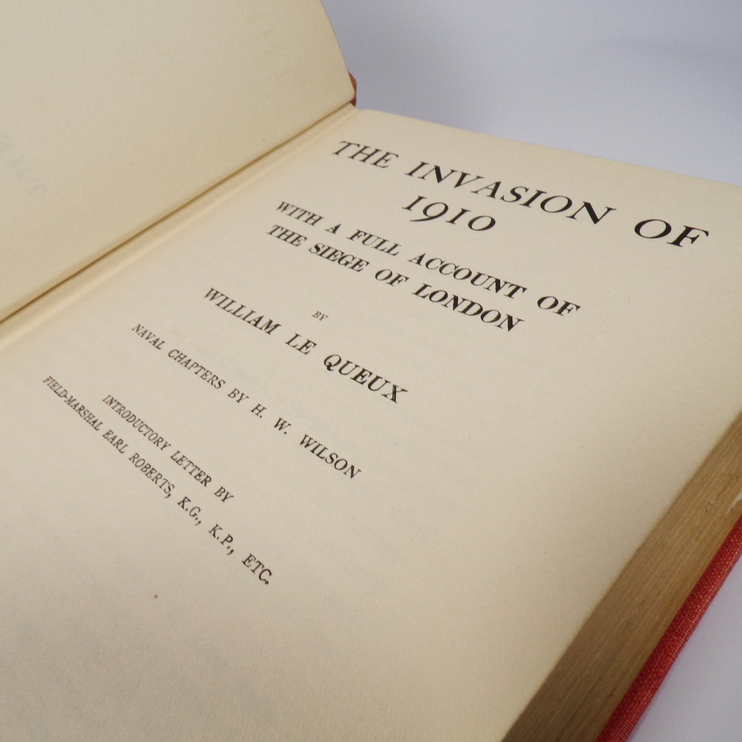 William Le Queux - The Invasion of 1910 - First Edition