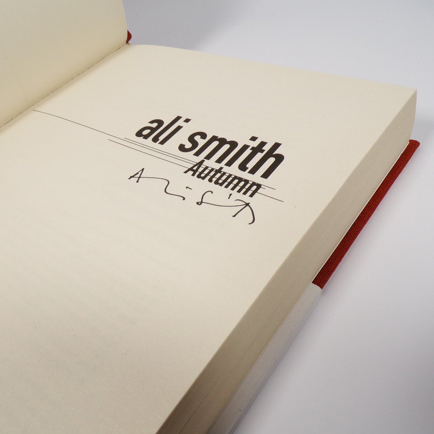 Ali Smith - The Seasonal Quartet - Signed First Editions