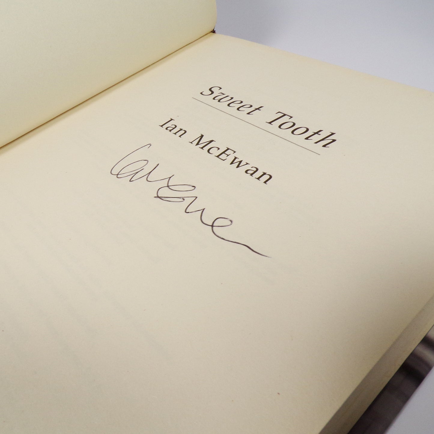 Ian McEwan - Sweet Tooth - Signed First Edition