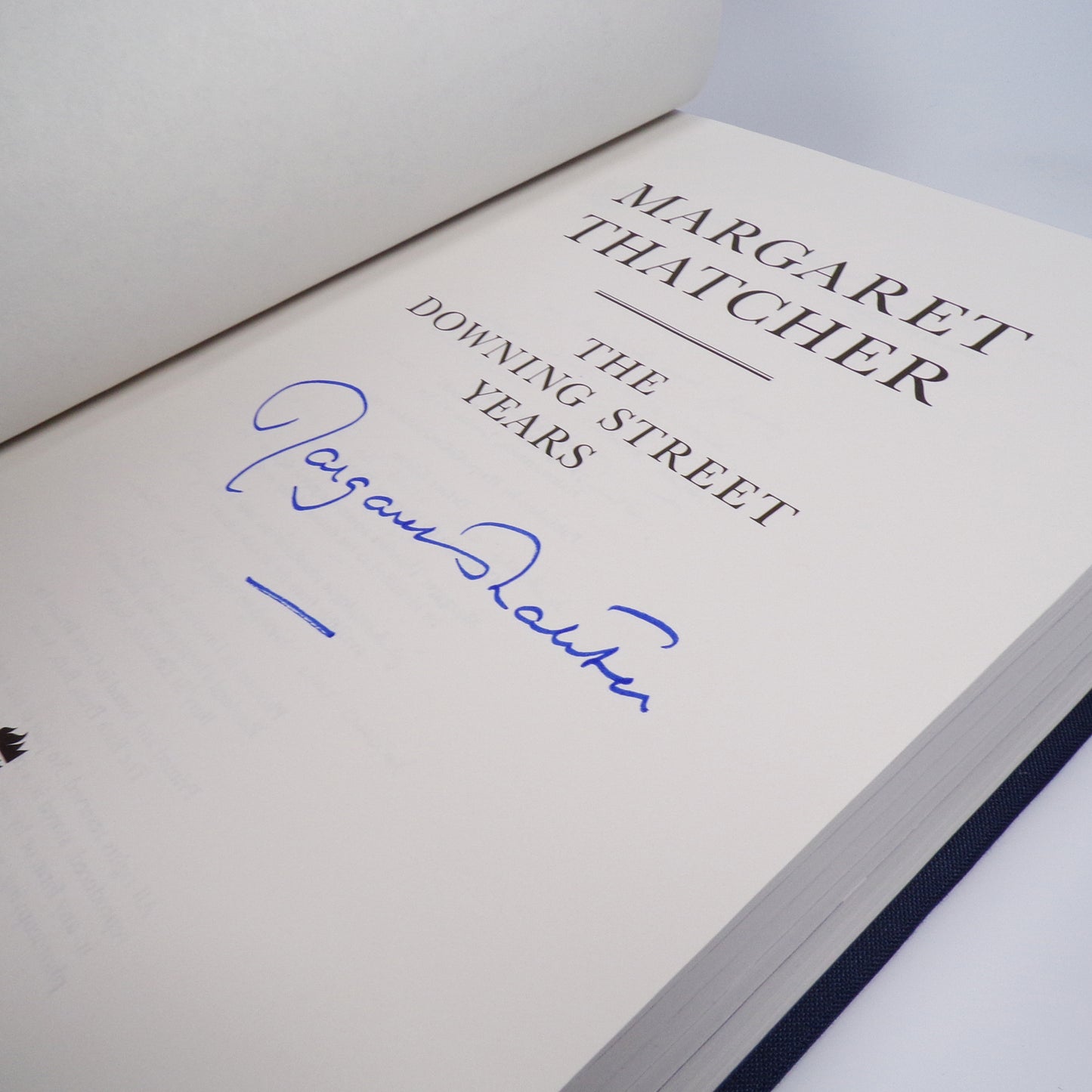 Margaret Thatcher - The Downing Street Years - Signed Deluxe First Edition