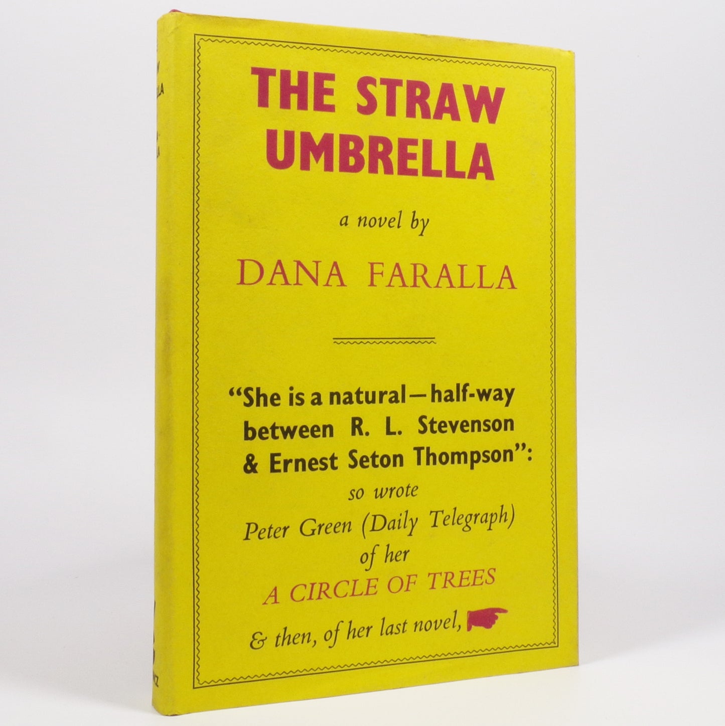 Dana Faralla - The Straw Umbrella - First Edition File Copy