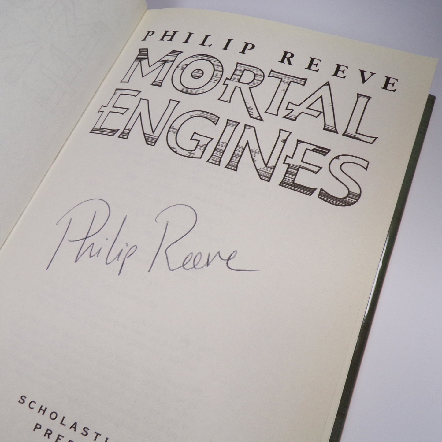 Philip Reeve - Mortal Engines - Signed First Edition