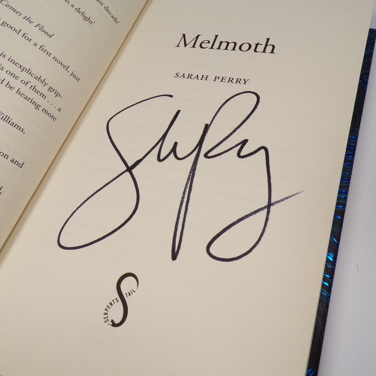 Sarah Perry - Melmoth - Signed First Edition