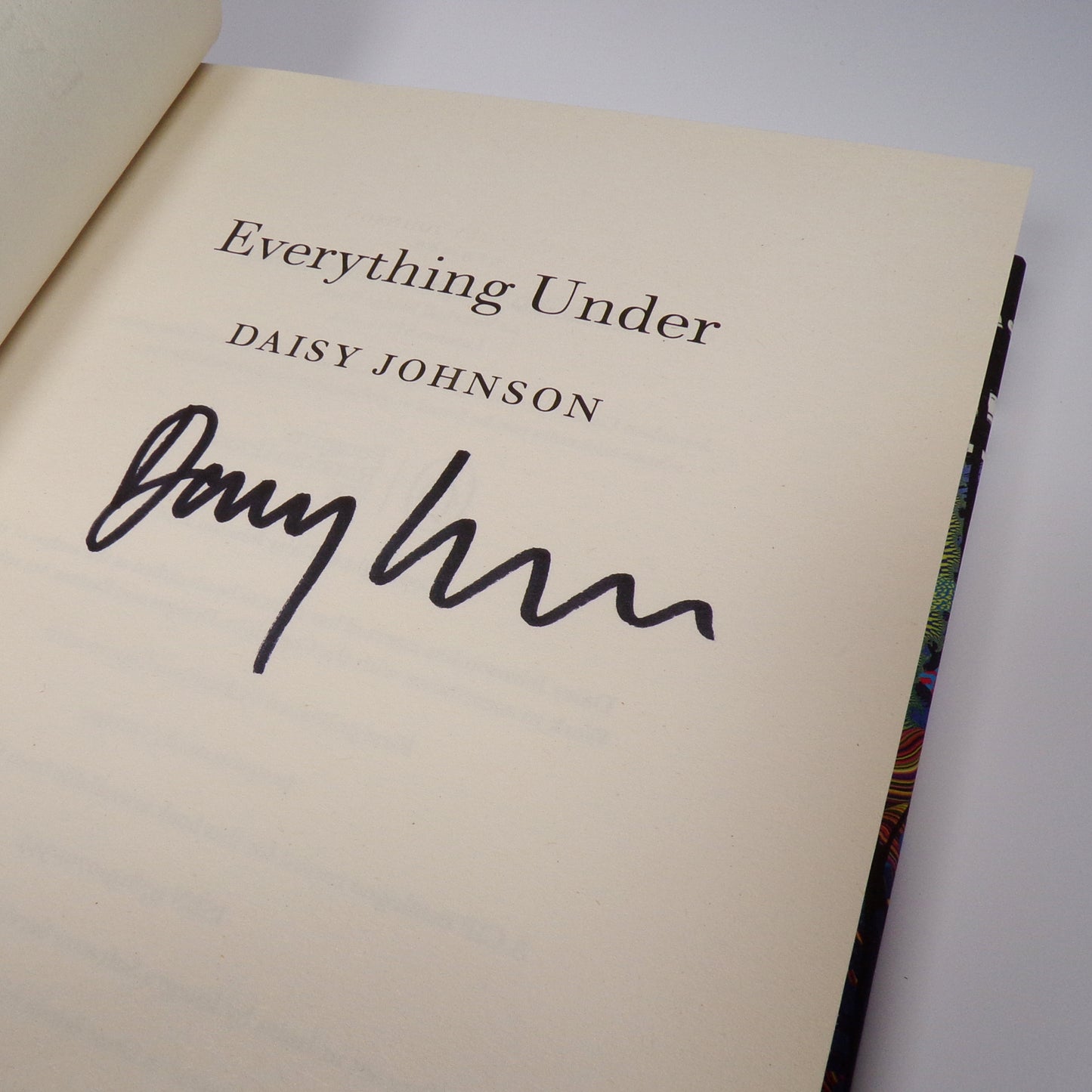 Daisy Johnson - Everything Under - Signed